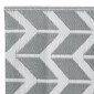 vidaXL Χαλί εξωτερικού χώρου ARAKIL γκρι 120x180 cm PP