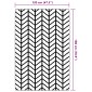 vidaXL Χαλί εξωτερικού χώρου ARAKIL γκρι 120x180 cm PP