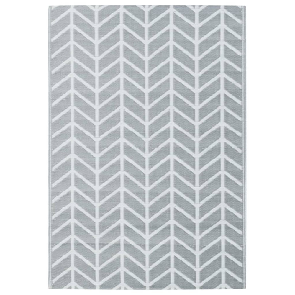 vidaXL Χαλί εξωτερικού χώρου ARAKIL Γκρι 160x230 cm PP