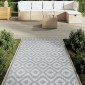 vidaXL Χαλί εξωτερικού χώρου ARAKIL γκρι 120x180 cm PP