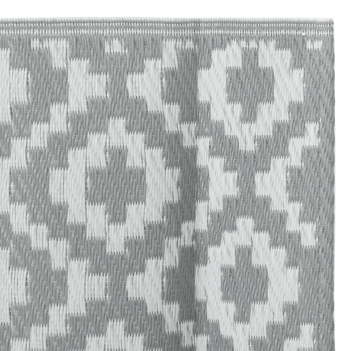 vidaXL Χαλί εξωτερικού χώρου ARAKIL γκρι 120x180 cm PP