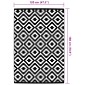 vidaXL Χαλί εξωτερικού χώρου ARAKIL γκρι 120x180 cm PP