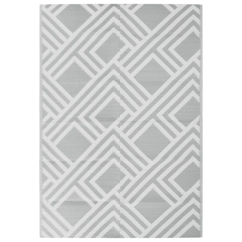 vidaXL Χαλί εξωτερικού χώρου ARAKIL Γκρι 160x230 cm PP