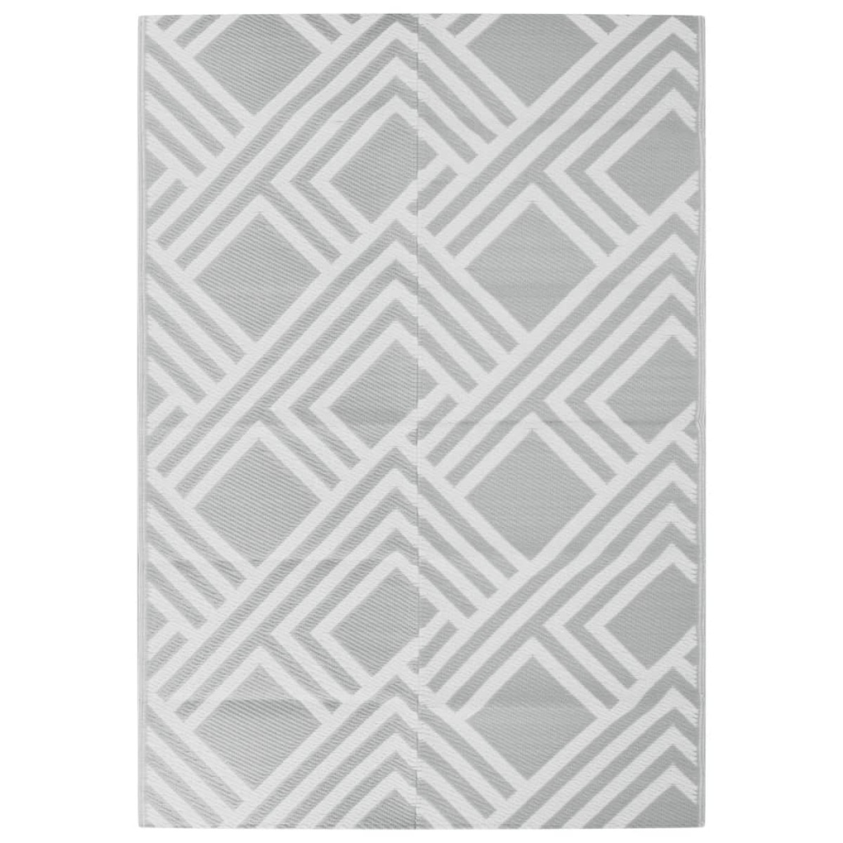 vidaXL Χαλί εξωτερικού χώρου ARAKIL Γκρι 160x230 cm PP
