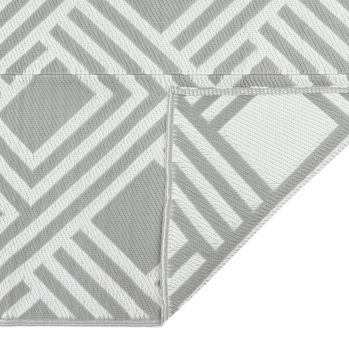 vidaXL Χαλί εξωτερικού χώρου ARAKIL Γκρι 160x230 cm PP