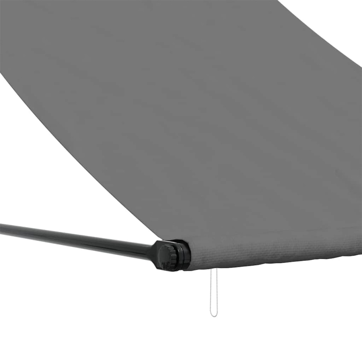 vidaXL Τέντα Συρόμενη Ανθρακί 150 x 150 εκ. από Ύφασμα και Ατσάλι