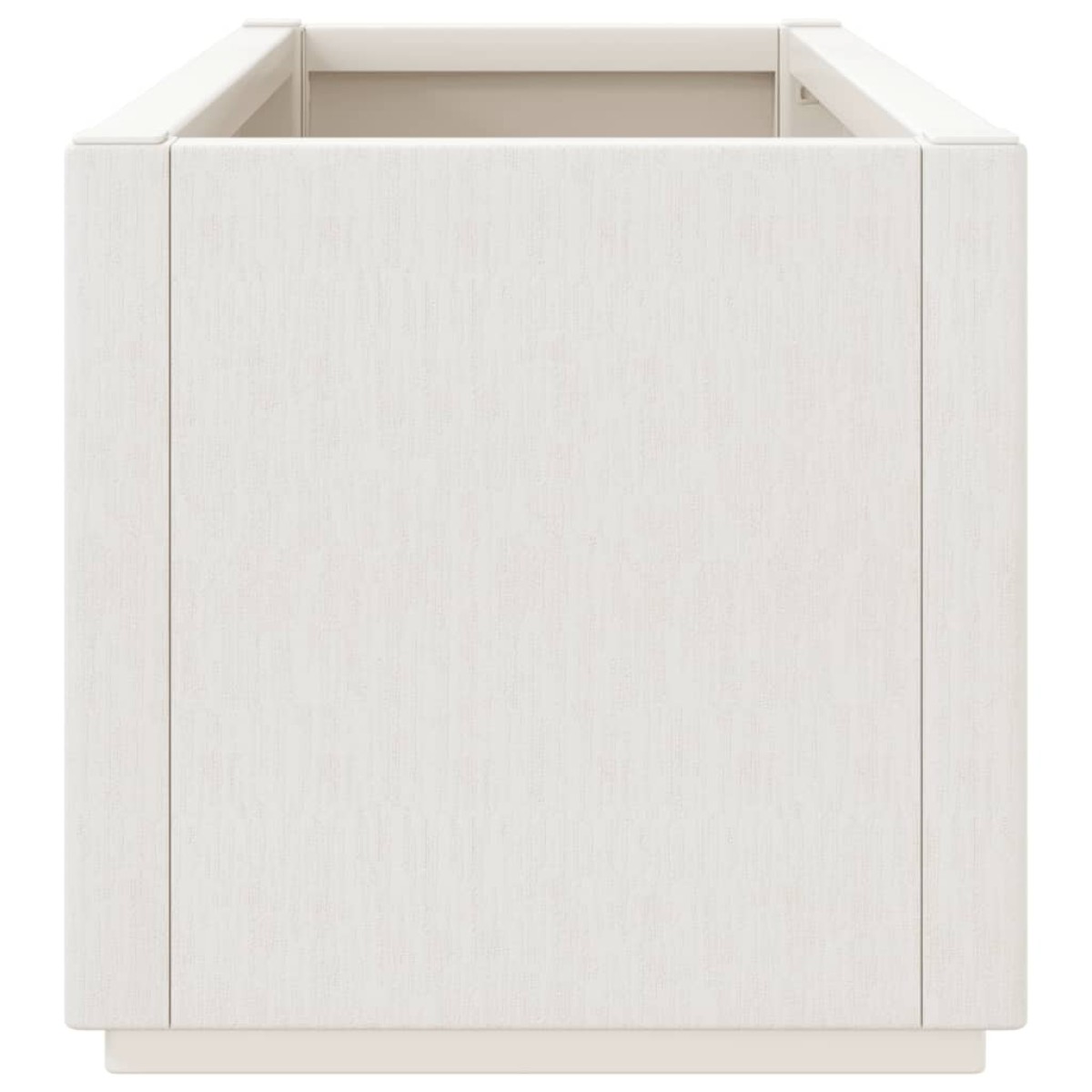 vidaXL Ζαρντινιέρα Κήπου Λευκή 80x36x35 εκ. Πολυπροπυλένιο