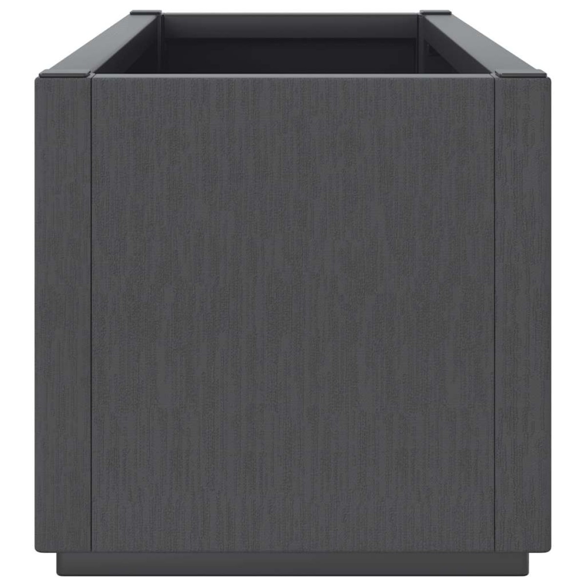 vidaXL Ζαρντινιέρα Κήπου Σκούρο Γκρι 80x36x35 εκ. Πολυπροπυλένιο