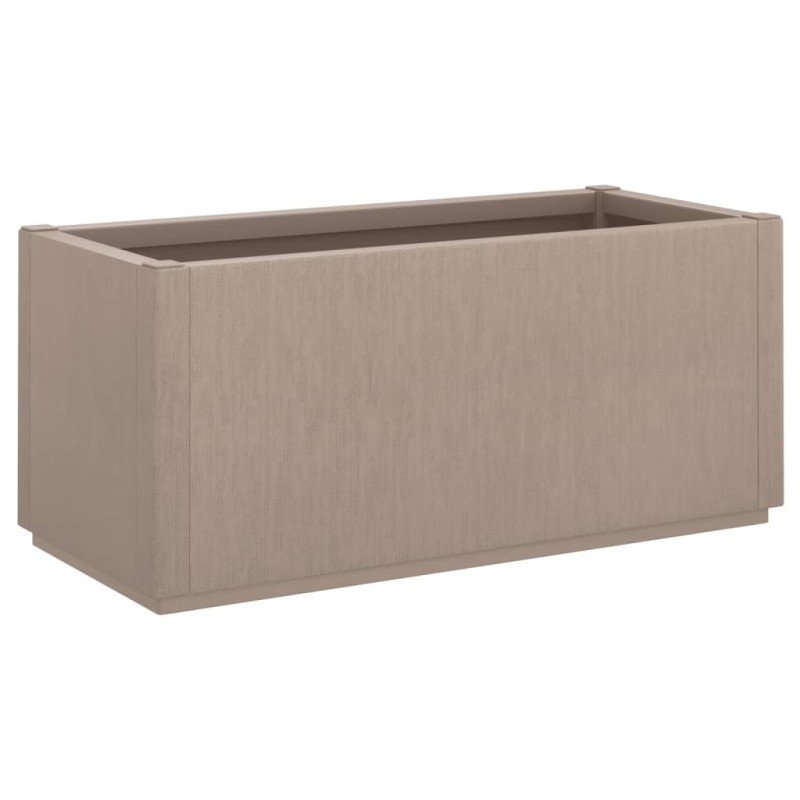 vidaXL Ζαρντινιέρα Κήπου Ανοιχτό Καφέ 80x36x35 εκ. Πολυπροπυλένιο
