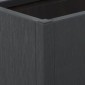 vidaXL Ζαρντινιέρα Κήπου με Καφασωτό Σκ. Γκρι 80 x 36 x 140 εκ. από PP