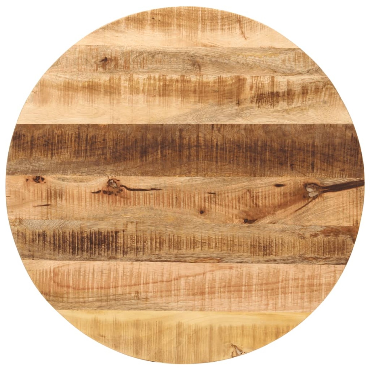 vidaXL Επιφάνεια Τραπεζιού Στρογγυλή Ø70x2,5εκ Μασίφ Ακατ. Ξύλο Μάνγκο