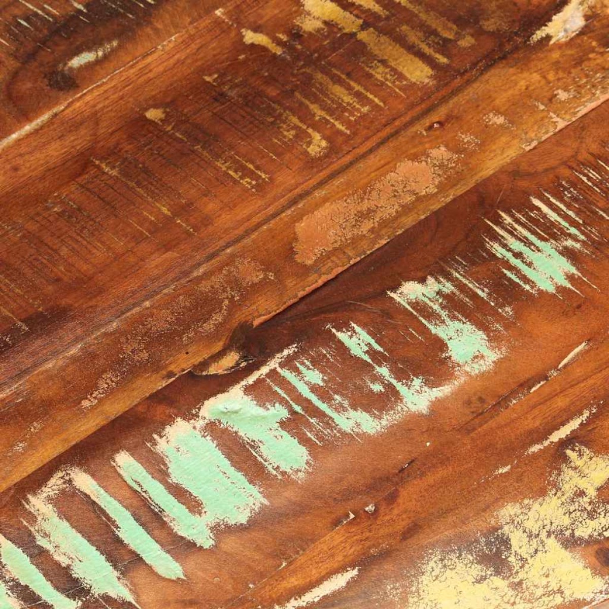 vidaXL Επιφάνεια Τραπεζιού Στρογγυλή Ø80x2,5εκ Μασίφ Ανακυκλωμένο Ξύλο