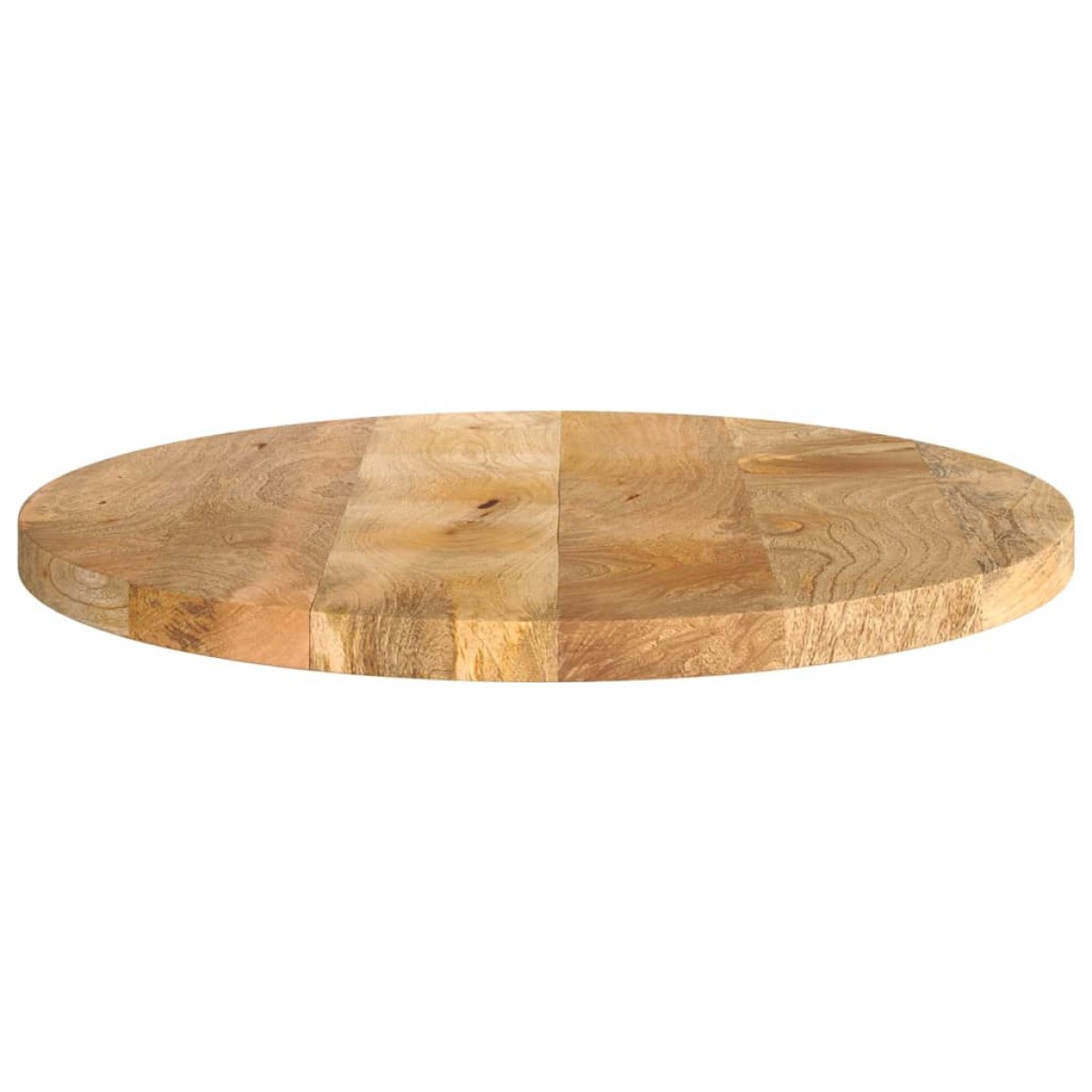 vidaXL Επιφάνεια Τραπεζιού Στρογγυλή Ø60x3,8 εκ. Μασίφ Ξύλο Μάνγκο