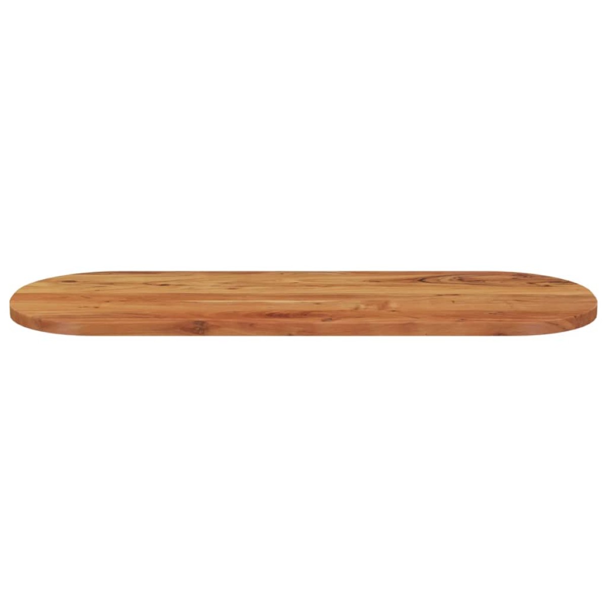 vidaXL Επιφάνεια Τραπεζιού Οβάλ 110x40x2,5 εκ. Μασίφ Ξύλο Ακακίας
