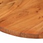 vidaXL Επιφάνεια Τραπεζιού Οβάλ 110x40x3,8 εκ. Μασίφ Ξύλο Ακακίας