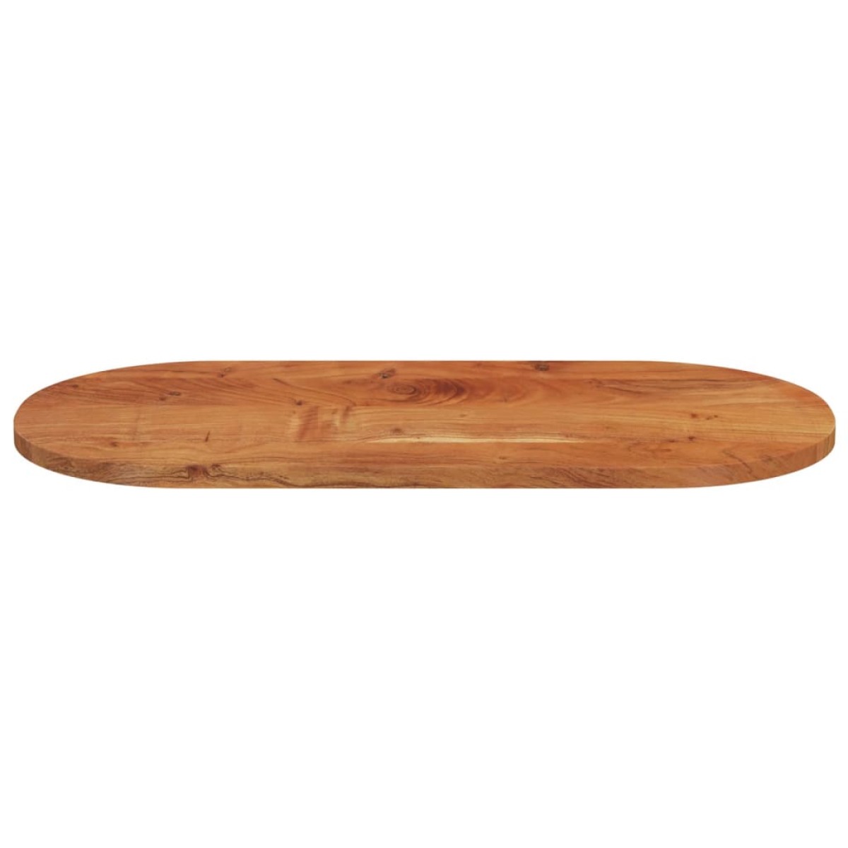 vidaXL Επιφάνεια Τραπεζιού Οβάλ 120x60x3,8 εκ. Μασίφ Ξύλο Ακακίας