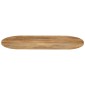 vidaXL Επιφάνεια Τραπεζιού Οβάλ 110x50x3,8 εκ. Μασίφ Ξύλο Μάνγκο