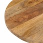 vidaXL Επιφάνεια Τραπεζιού Οβάλ 110x50x3,8 εκ. Μασίφ Ξύλο Μάνγκο