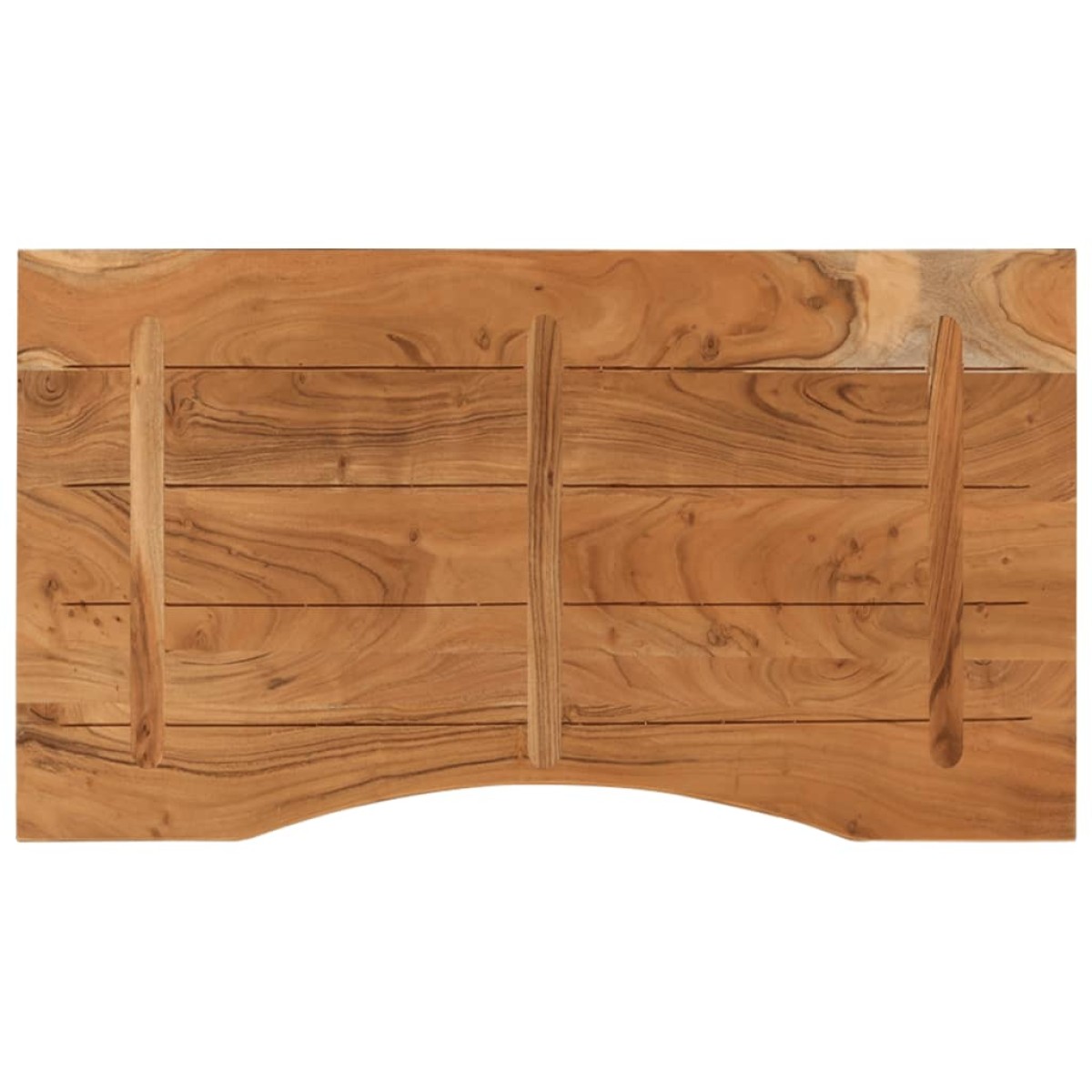 vidaXL Επιφάνεια Γραφείου Ορθογώνια 100x50x2,5 εκ. Μασίφ Ξύλο Ακακίας