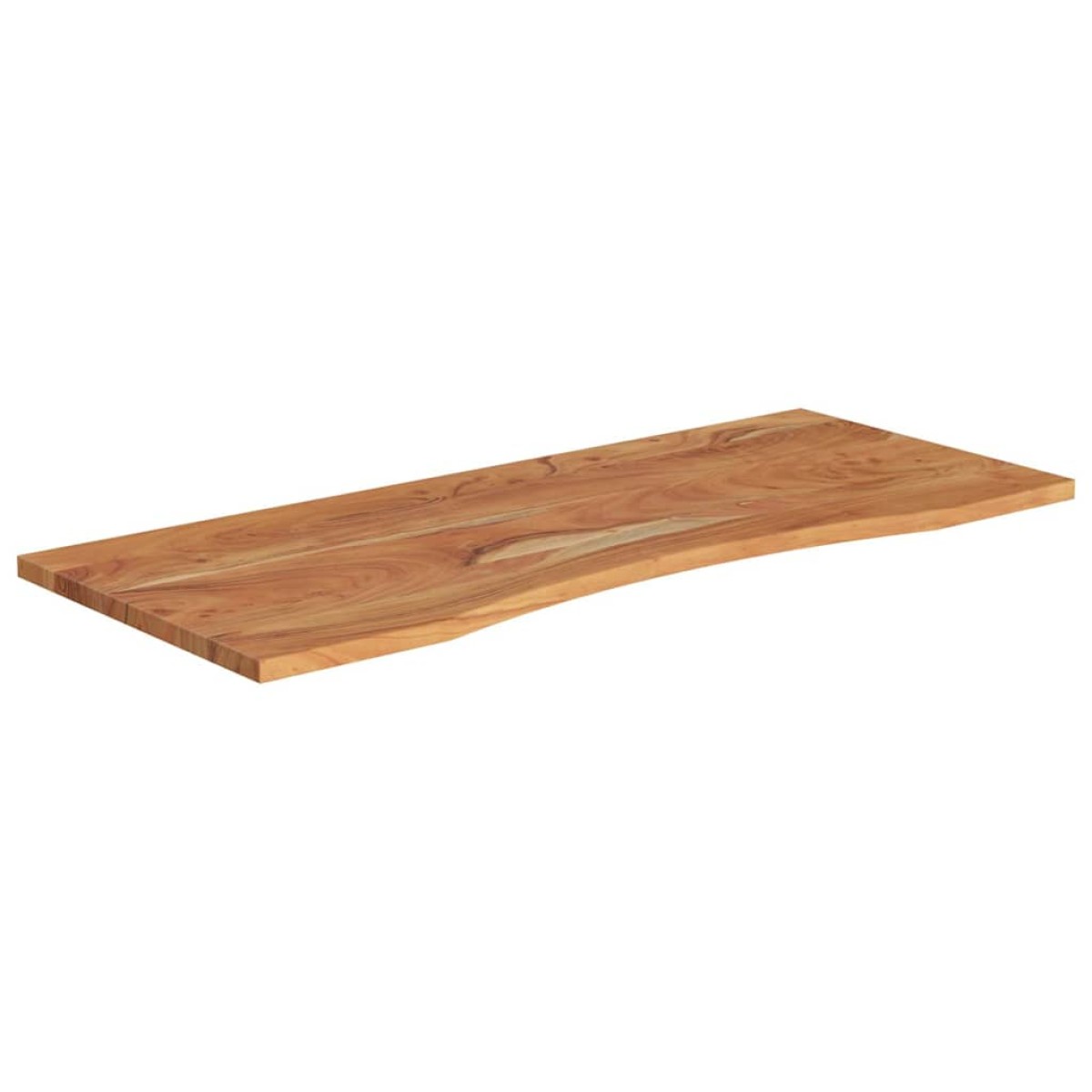 vidaXL Επιφάνεια Γραφείου Ορθογώνια 110x50x2,5 εκ. Μασίφ Ξύλο Ακακίας