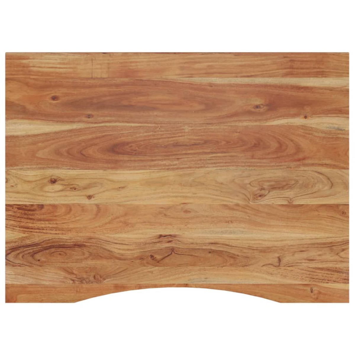 vidaXL Επιφάνεια Γραφείου Ορθογώνια 100x80x2,5 εκ. Μασίφ Ξύλο Ακακίας