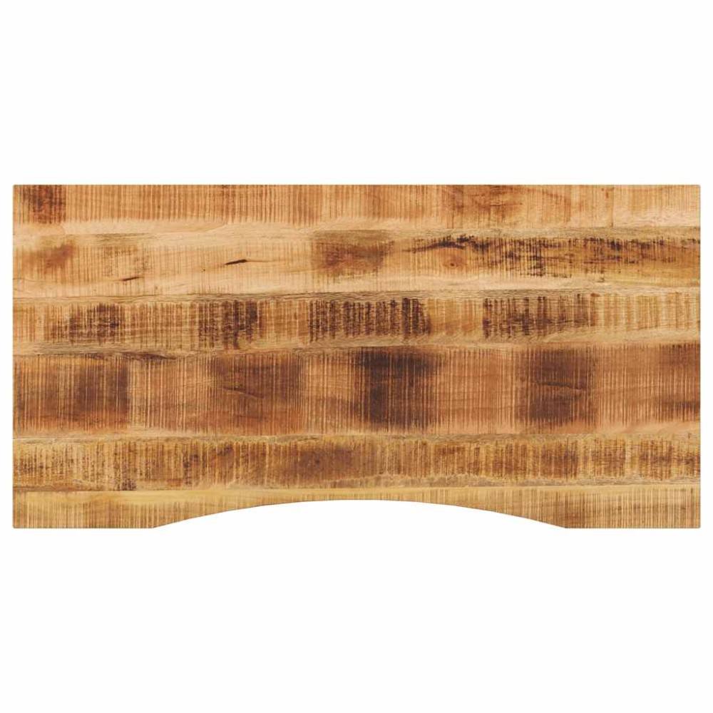 vidaXL Επιφάνεια Γραφείου Καμπύλη 120x50x2,5 εκ Μασίφ Ακατ. Μάνγκο