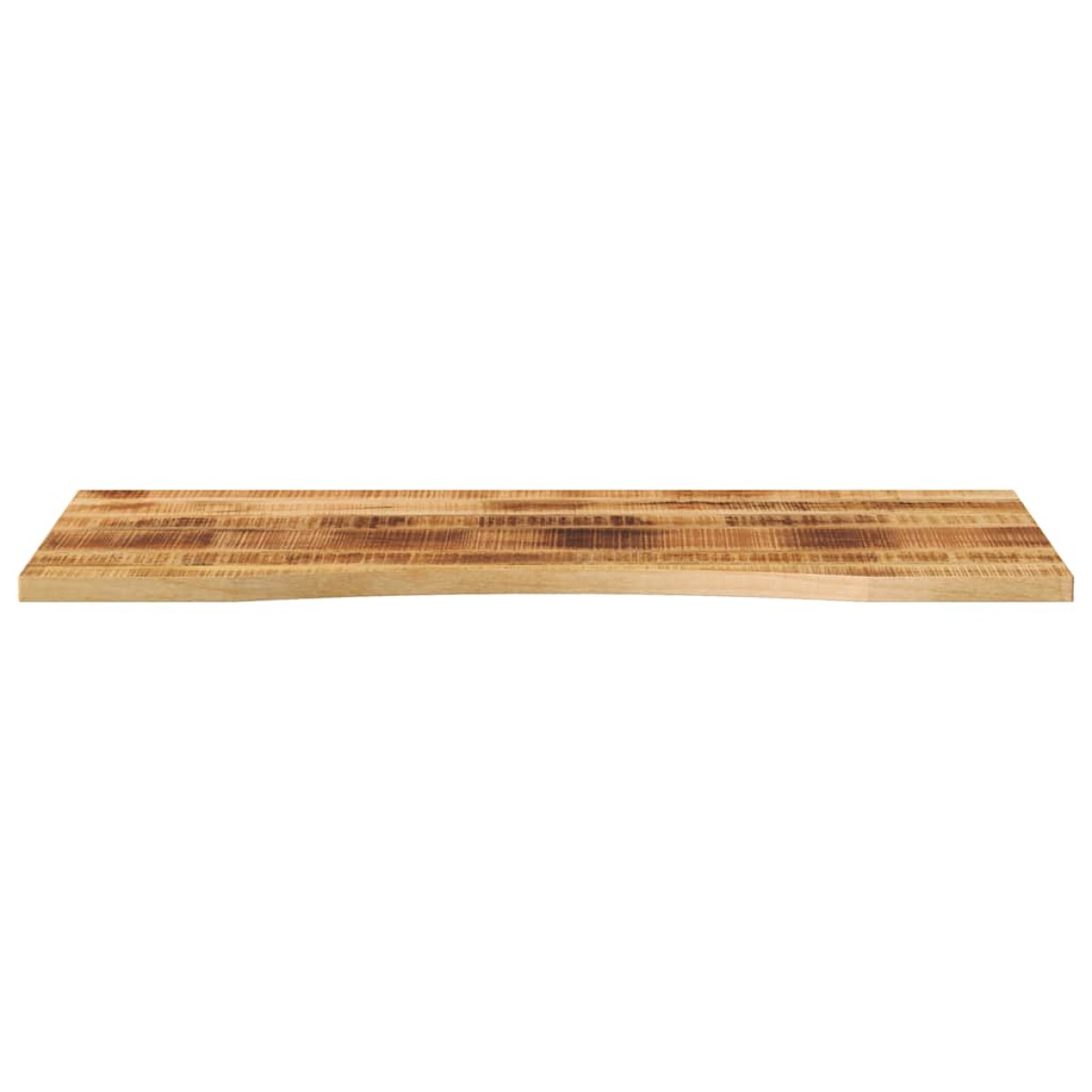 vidaXL Επιφάνεια Γραφείου Καμπύλη 140x50x2,5 εκ Μασίφ Ακατ. Μάνγκο