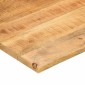 vidaXL Επιφάνεια Γραφείου Καμπύλη 140x50x2,5 εκ Μασίφ Ακατ. Μάνγκο