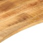 vidaXL Επιφάνεια Γραφείου Καμπύλη 110x60x2,5 εκ Μασίφ Ακατ. Μάνγκο