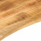 vidaXL Επιφάνεια Γραφείου Καμπύλη 140x60x2,5 εκ Μασίφ Ακατ. Μάνγκο