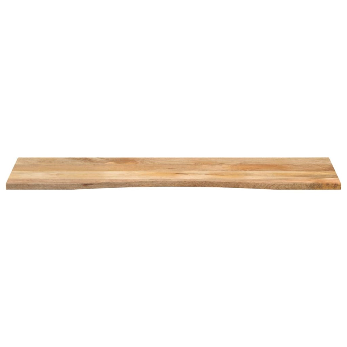 vidaXL Επιφάνεια Γραφείου Καμπύλη 160x50x2,5 εκ Μασίφ Ακατ. Μάνγκο