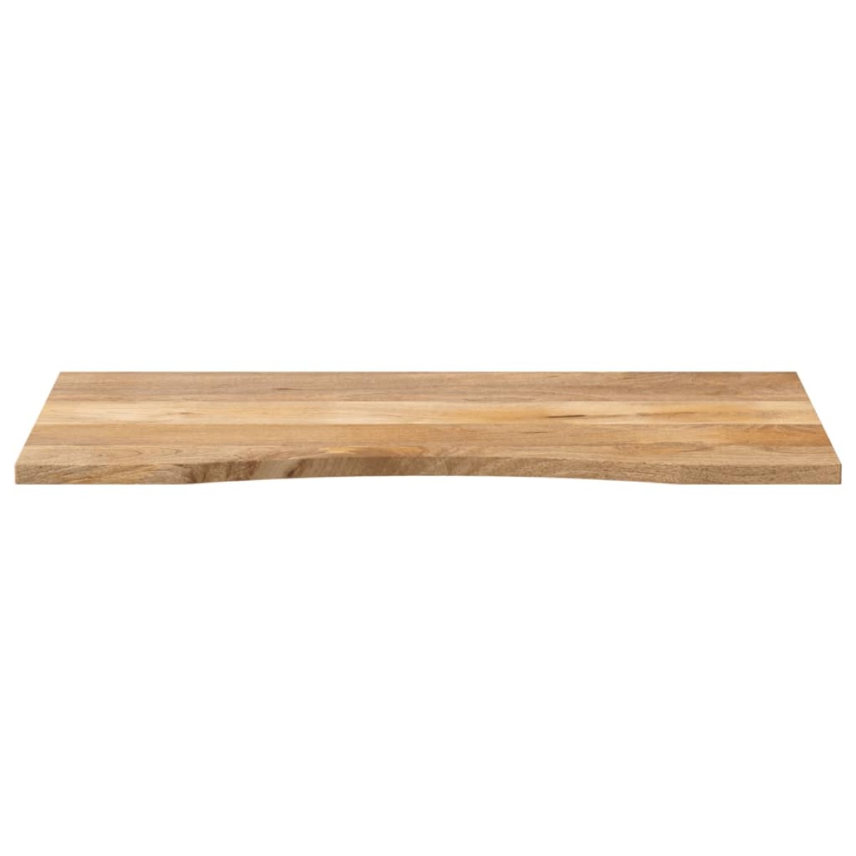 vidaXL Επιφάνεια Γραφείου Καμπύλη 110x60x2,5 εκ Μασίφ Ακατ. Μάνγκο