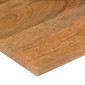 vidaXL Επιφάνεια Γραφείου Καμπύλη 80x50x2,5 εκ Μασίφ Ακατ. Μάνγκο