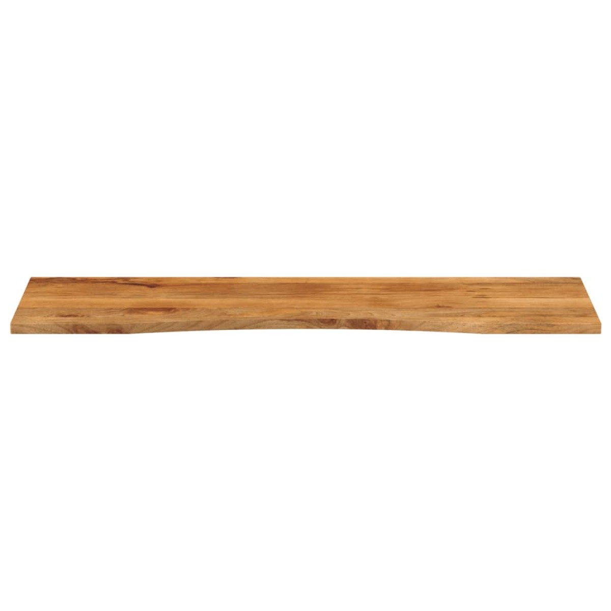 vidaXL Επιφάνεια Γραφείου Καμπύλη 160x50x2,5 εκ Μασίφ Ακατ. Μάνγκο