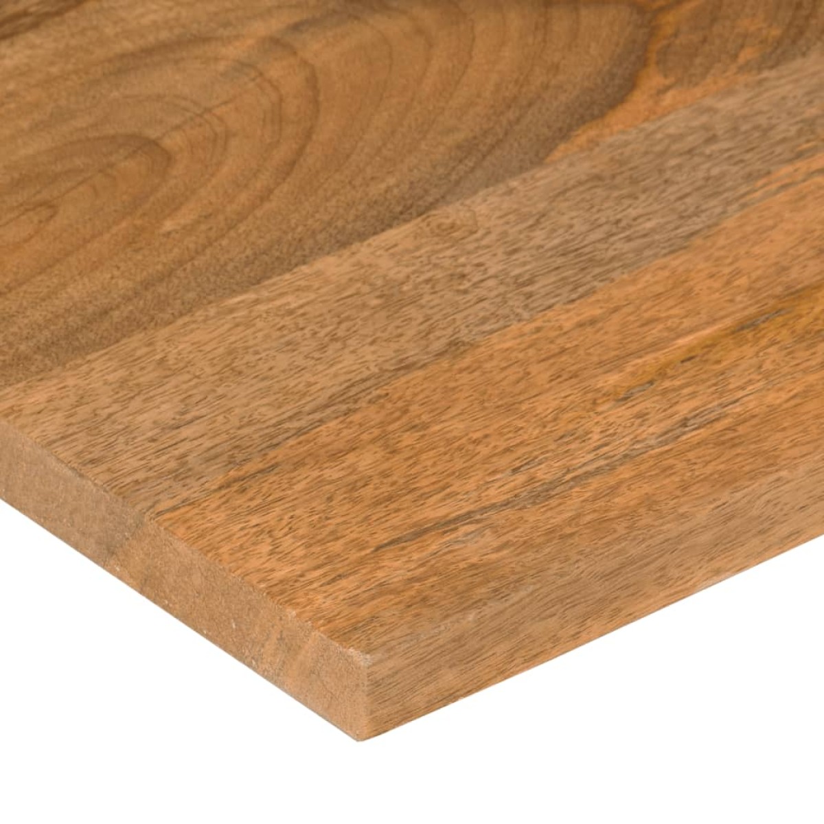 vidaXL Επιφάνεια Γραφείου Καμπύλη 160x50x2,5 εκ Μασίφ Ακατ. Μάνγκο
