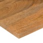 vidaXL Επιφάνεια Γραφείου Καμπύλη 100x60x2,5εκ Μασίφ Ακατ. Μάνγκο