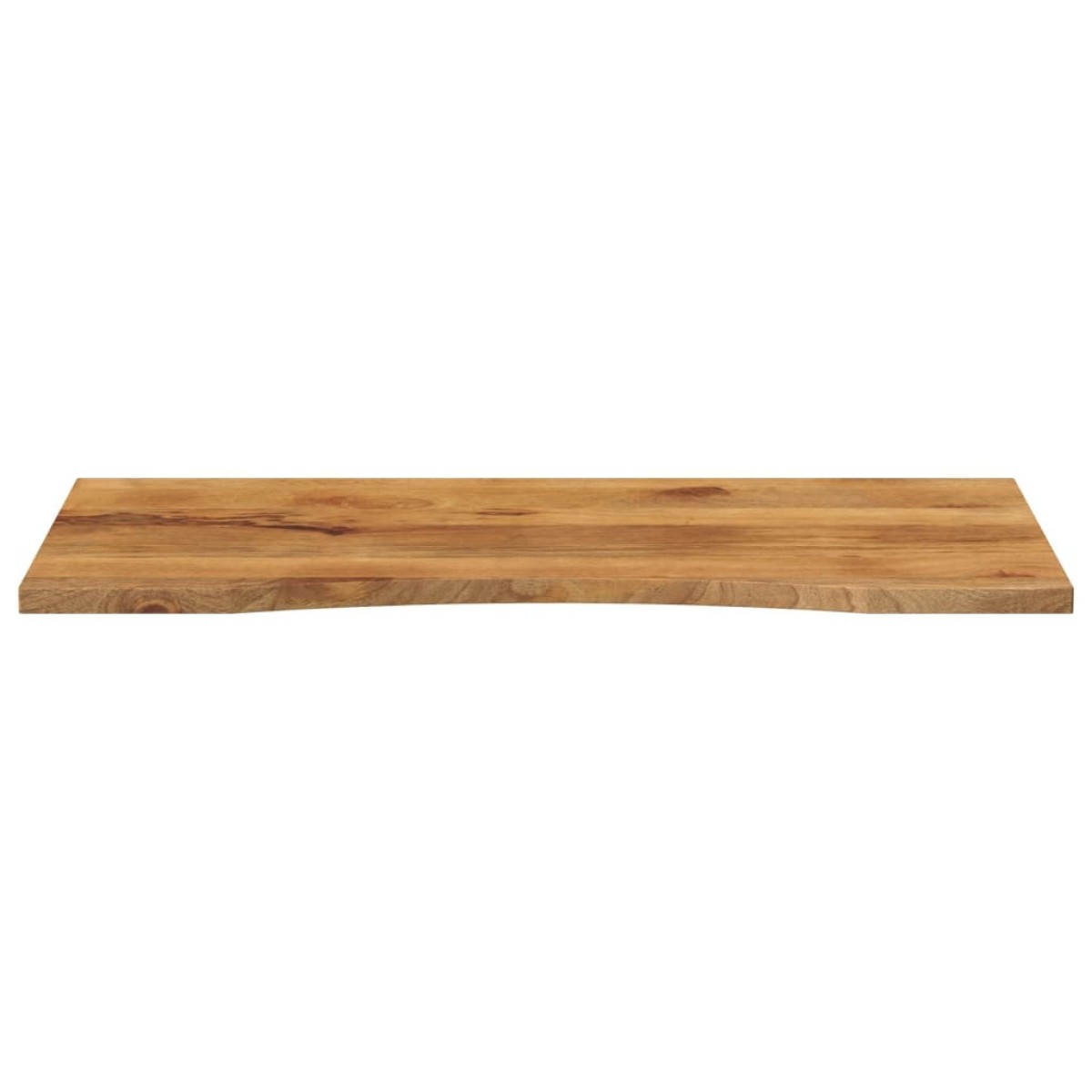 vidaXL Επιφάνεια Γραφείου Καμπύλη 110x60x2,5 εκ Μασίφ Ακατ. Μάνγκο