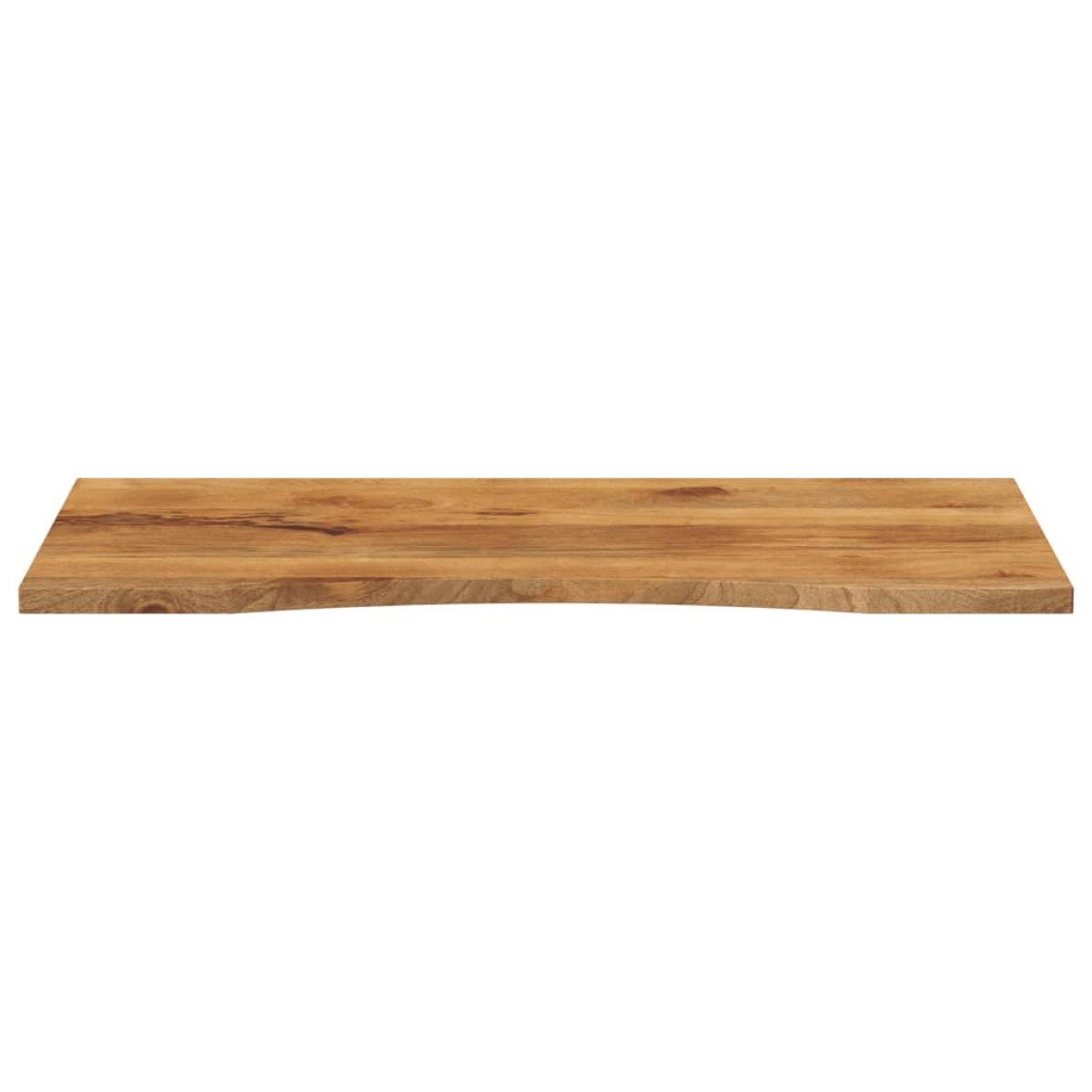 vidaXL Επιφάνεια Γραφείου Καμπύλη 120x60x2,5 εκ Μασίφ Ακατ. Μάνγκο