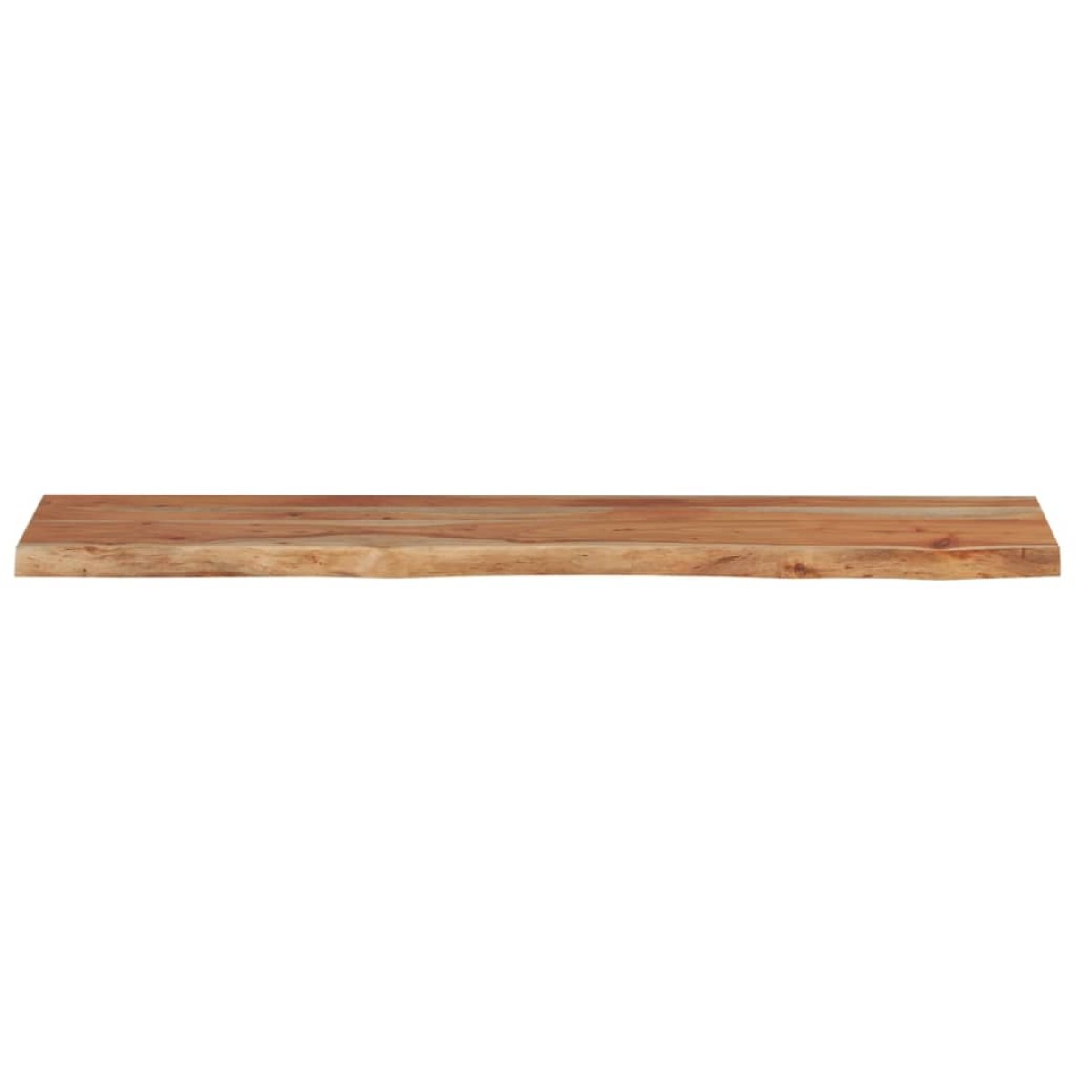 vidaXL Ράφι Επιτοίχιο Ορθ. Live Edge 100x20x2,5 εκ. Μασίφ Ξύλο Ακακίας