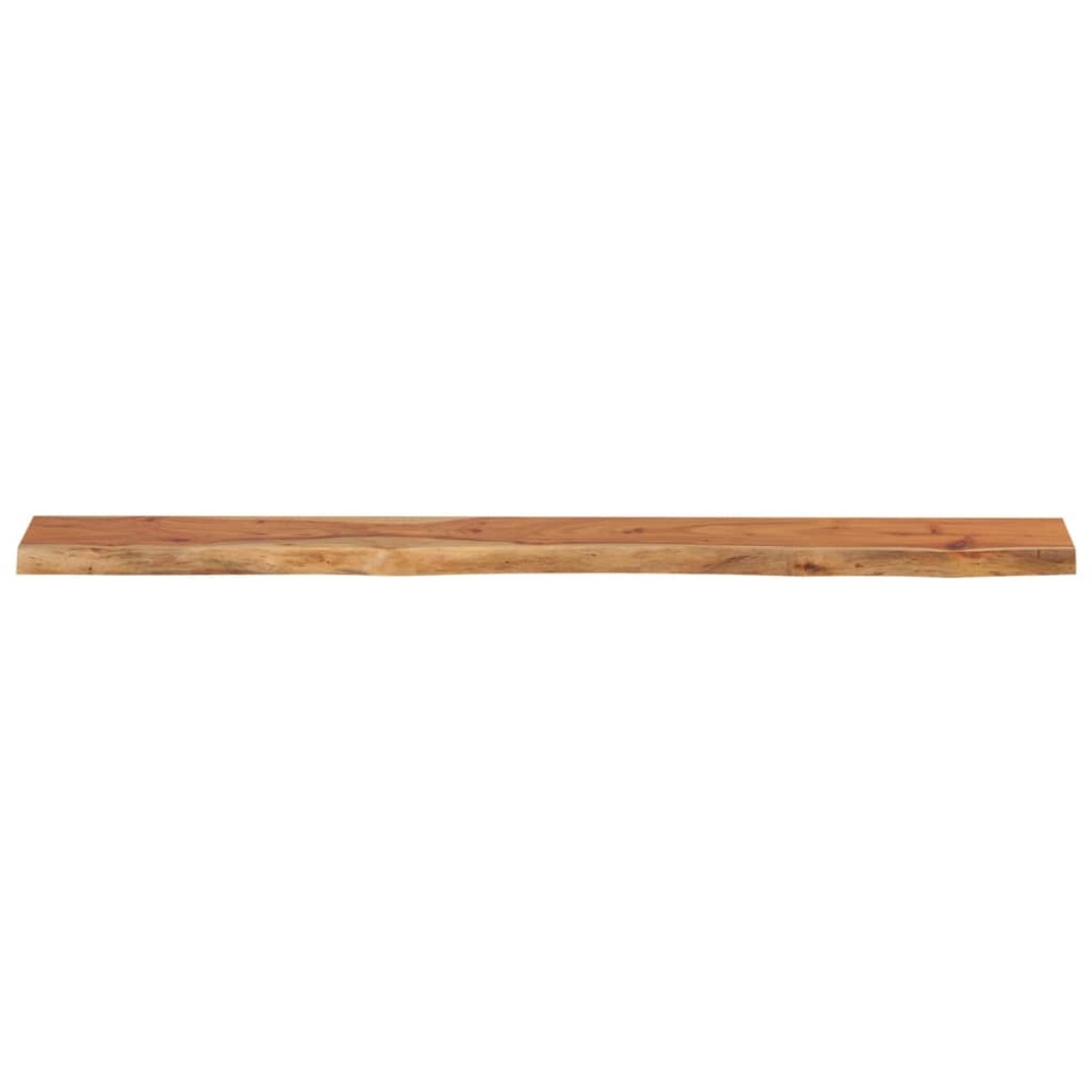 vidaXL Ράφι Επιτοίχιο Ορθ. Live Edge 160x20x2,5 εκ. Μασίφ Ξύλο Ακακίας