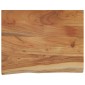 vidaXL Ράφι Επιτοίχιο Ορθ. Live Edge 40x30x2,5 εκ. Μασίφ Ξύλο Ακακίας