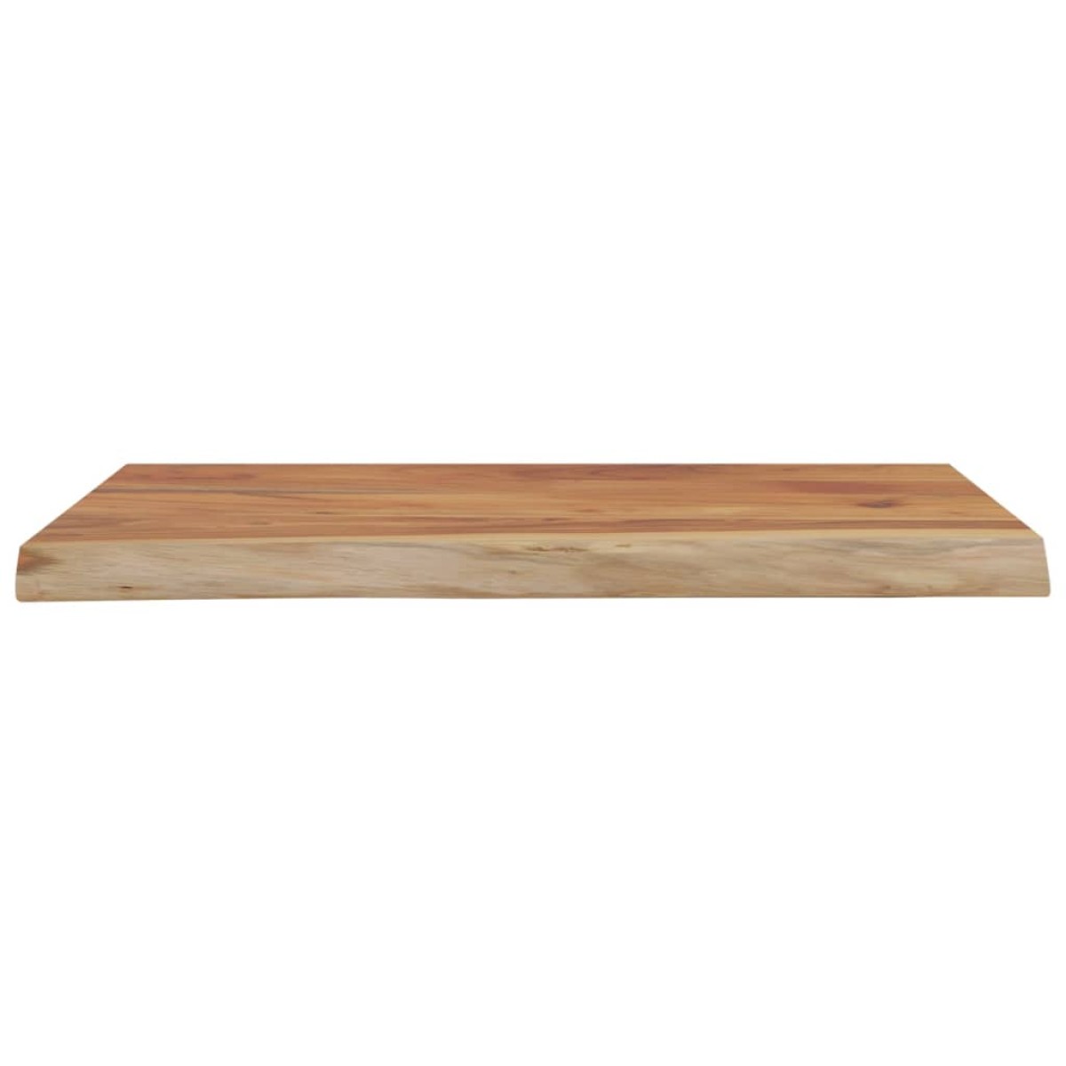 vidaXL Ράφι Επιτοίχιο Ορθ. Live Edge 40x30x2,5 εκ. Μασίφ Ξύλο Ακακίας