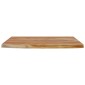 vidaXL Ράφι Επιτοίχιο Ορθ. Live Edge 50x30x2,5εκ. Μασίφ Ξύλο Ακακίας