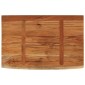 vidaXL Ράφι Επιτοίχιο Ορθ. Live Edge 50x30x2,5εκ. Μασίφ Ξύλο Ακακίας