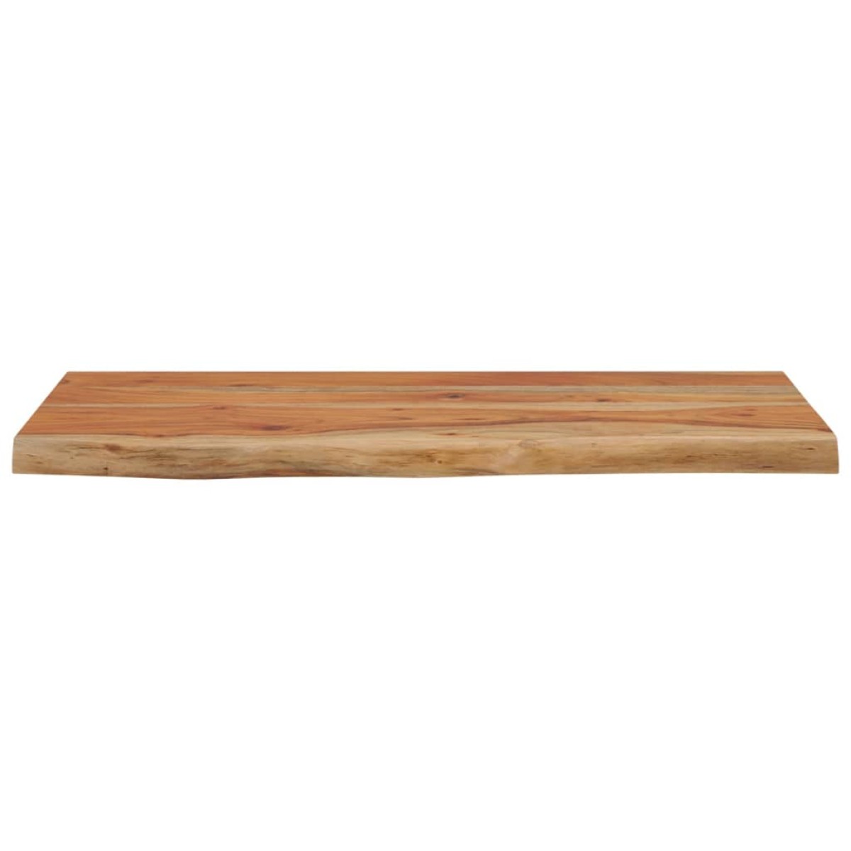 vidaXL Ράφι Επιτοίχιο Ορθ. Live Edge 60x30x2,5 εκ. Μασίφ Ξύλο Ακακίας