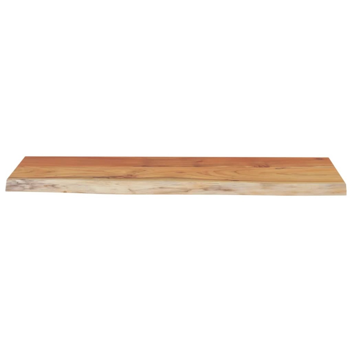 vidaXL Ράφι Επιτοίχιο Ορθ. Live Edge 70x30x2,5 εκ. Μασίφ Ξύλο Ακακίας