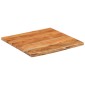 vidaXL Ράφι Επιτοίχιο Ορθ. Live Edge 40x40x2,5 εκ. Μασίφ Ξύλο Ακακίας