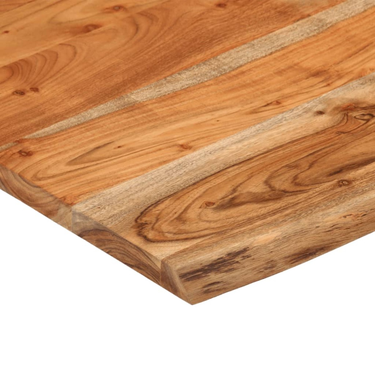 vidaXL Ράφι Επιτοίχιο Ορθ. Live Edge 40x40x2,5 εκ. Μασίφ Ξύλο Ακακίας