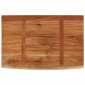 vidaXL Ράφι Επιτοίχιο Ορθ. Live Edge 60x40x2,5 εκ. Μασίφ Ξύλο Ακακίας