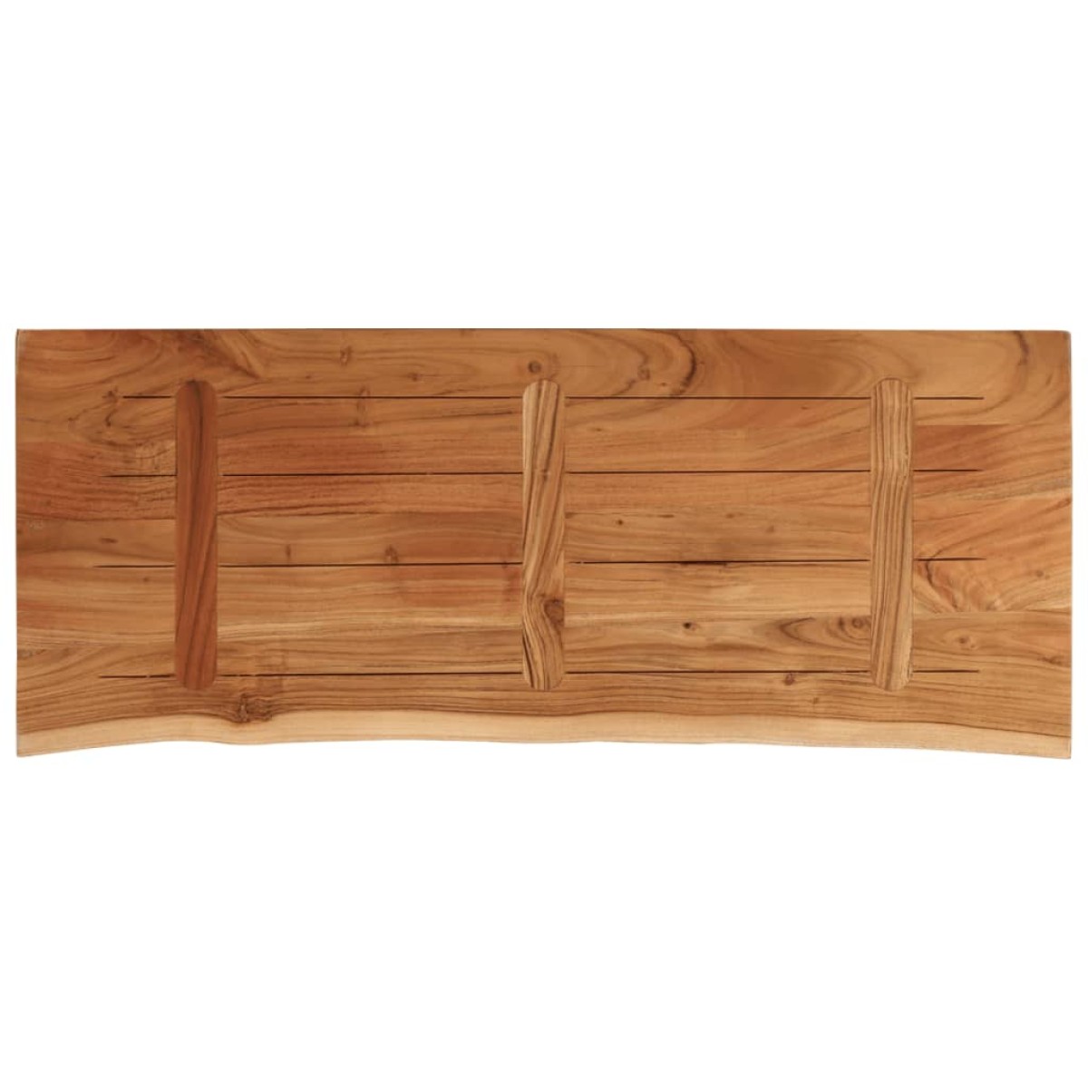 vidaXL Επιφάνεια Τραπεζιού Ορθογώνια 90x40x2,5 εκ. Μασίφ Ξύλο Ακακίας